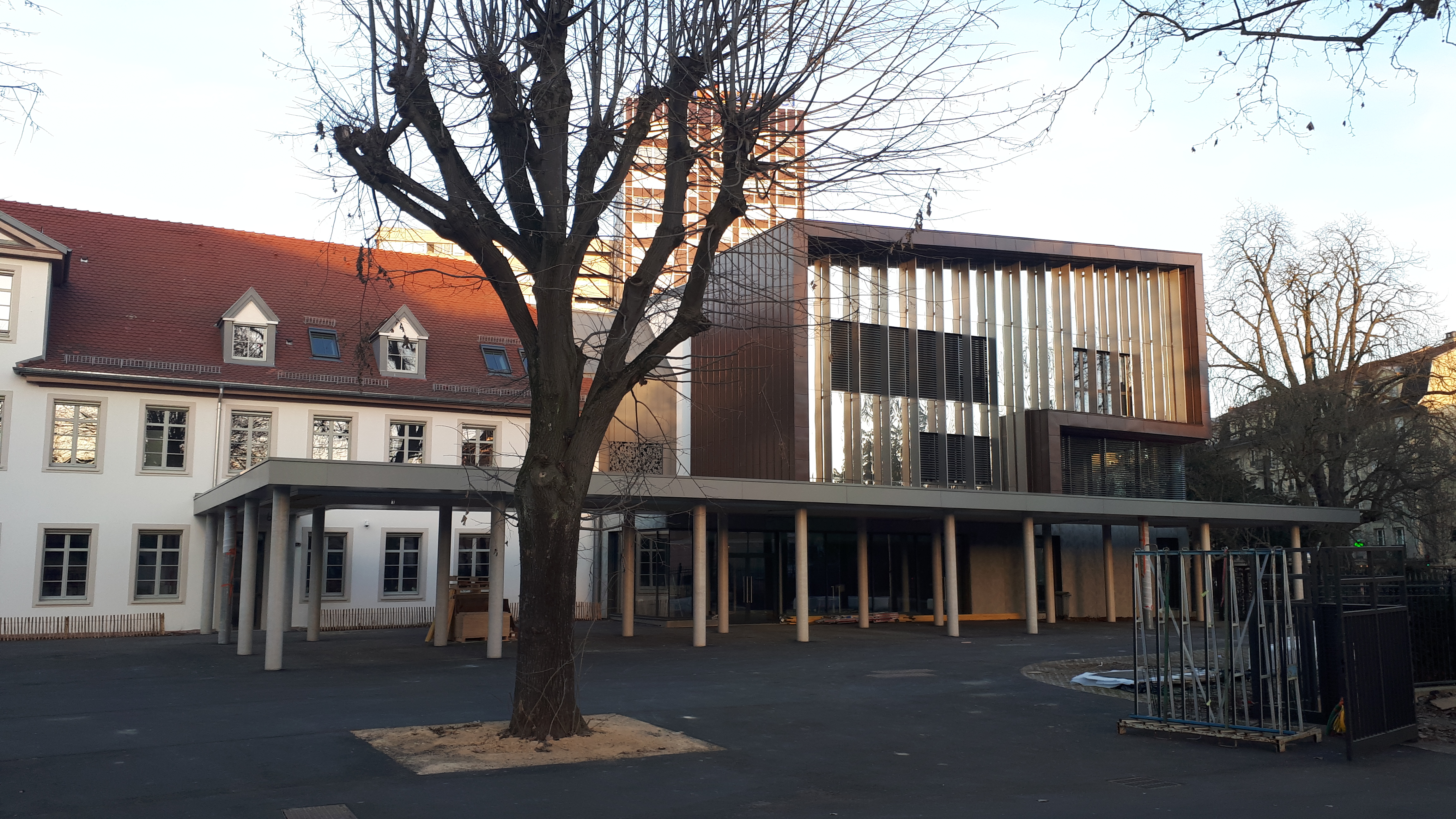 Collège Kennedy Mulhouse, restructuration et réhabilitation, aménagement alsace