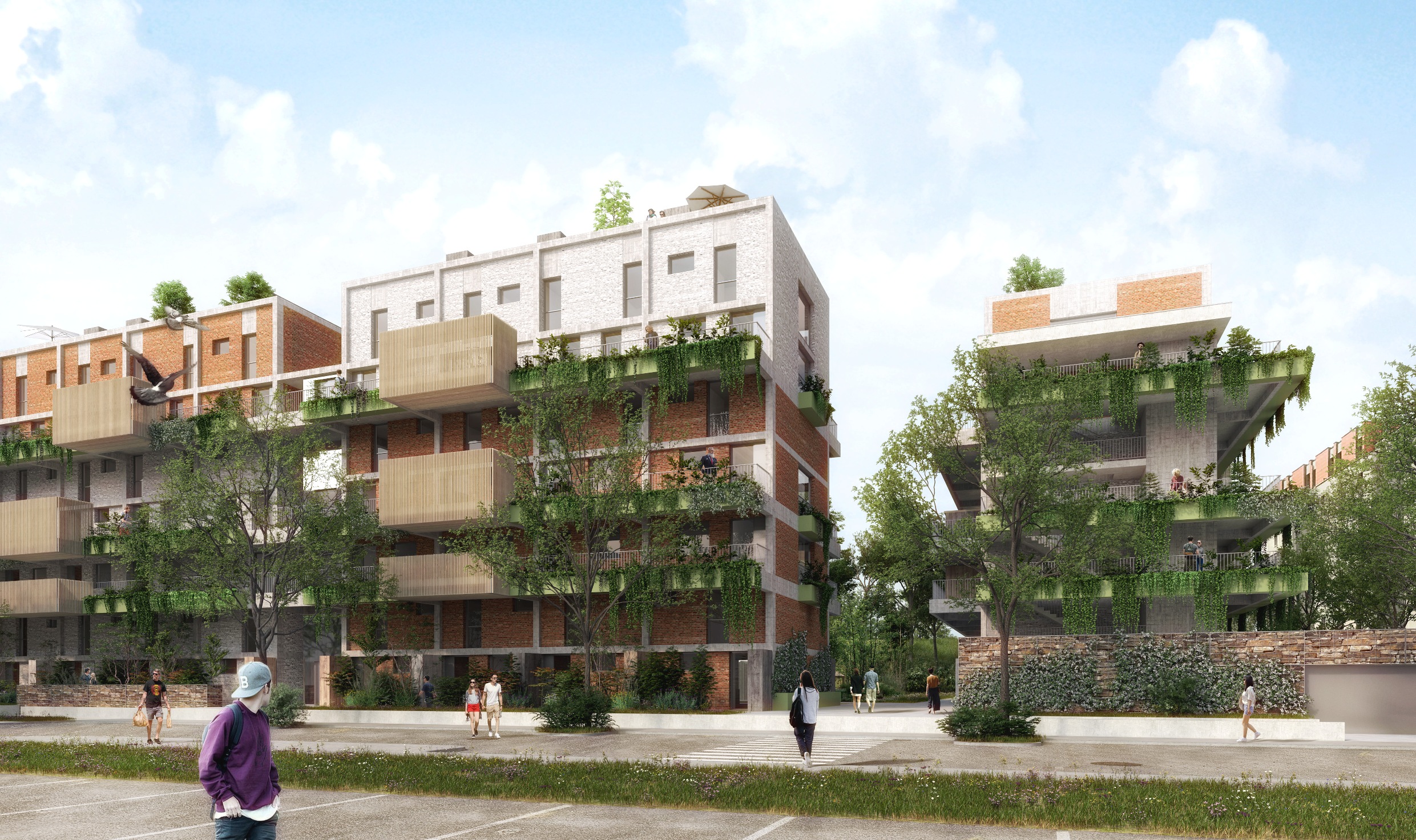 Appartements, terrasse, Greenlofts